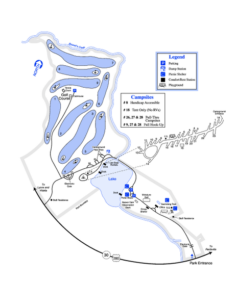 Gordonia-Alatamaha State Park Map