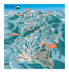 Gore Mountain Ski Trail Map