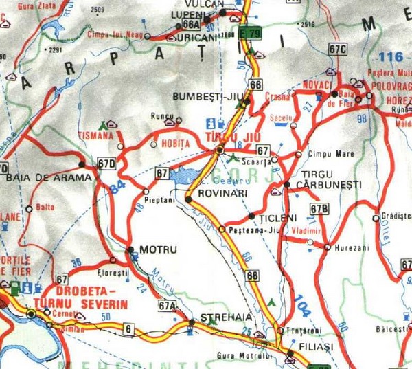 Gorj Map