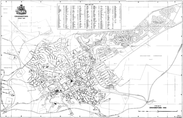 Grahamstown Street Map