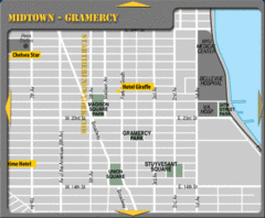 Gramercy Hotel Map