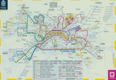 Granada Bus Lines Map Granada Bus Lines Map