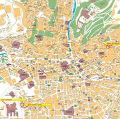 Granada Tourist Map