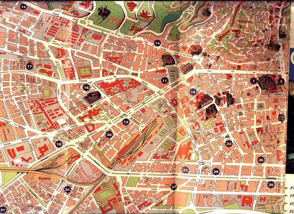 Granada Tourist Map