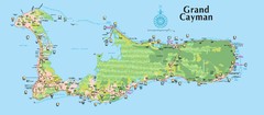 Grand Cayman Tourist Map