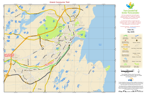 Grand Concourse Trail NL-045 Map