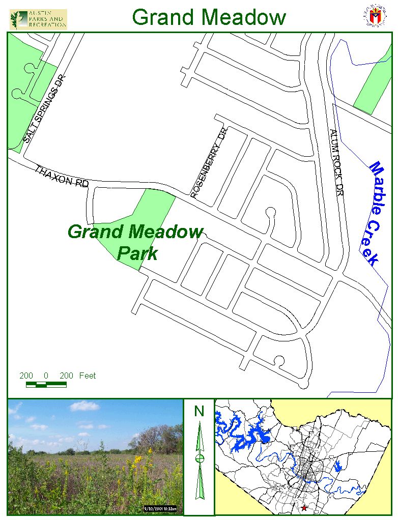 Grand Meadow Park Map 80228032 Thaxton Dr Austin • mappery