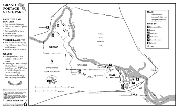 Grand Portage State Park Map