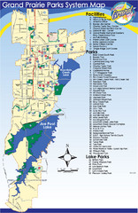 Grand Prarie Parks Map