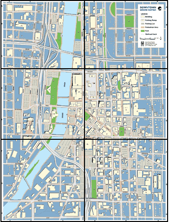 Grand Rapids, Michigan City Map