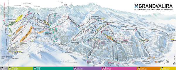 Grandvalira Ski Map