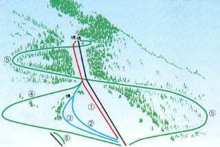 Granier Ski Trail Map