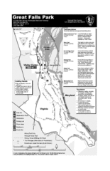 Great Falls Park Map Great Falls Park Map