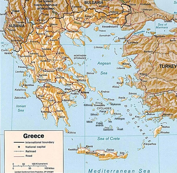 Greece Map