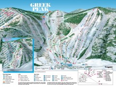 Greek Peak Ski Trail Map