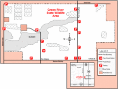 Green River, Illinois Site Map