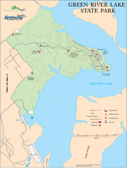 Green River Lake State Park Map