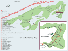 Green Turtle cay Map