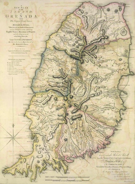 Grenada 1795 Map