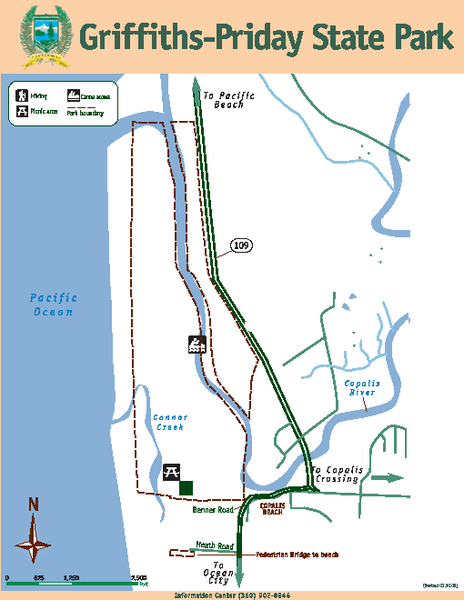 Griffiths-Priday State Park Map