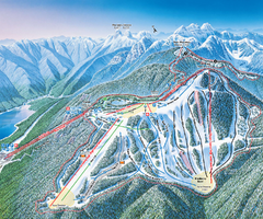 Grouse Mountain Ski Trail Map