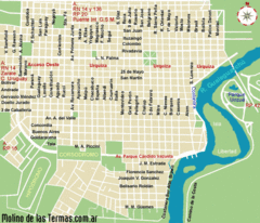 Gualeguaychu Street Map