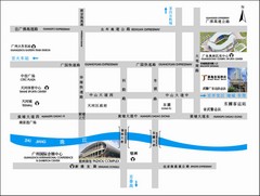 Guangzhou Hotel Map