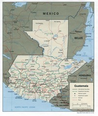 Guatemala Tourist Map