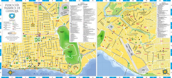 Guayaquil Tourist Map