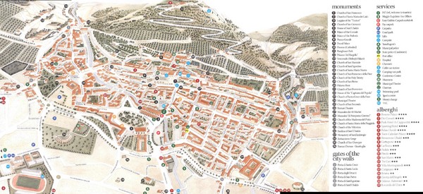 Gubbio Map