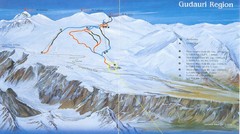 Gudauri Ski Trail Map