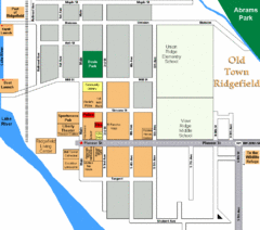 Guide Map of Old Town Ridgefield