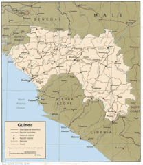 Guinea Map Guinea Map