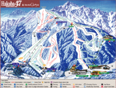 Hakuba Ski Trail Map Hakuba Ski Trail Map