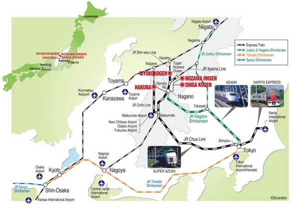 Hakuba Valley Map