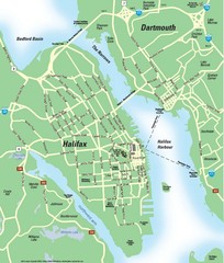Halifax Area Map