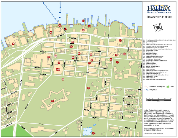 Map Of Halifax Nova Scotia - Maping Resources