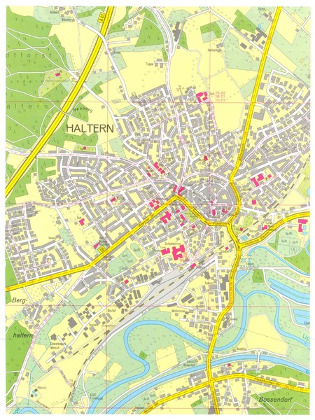Haltern Map