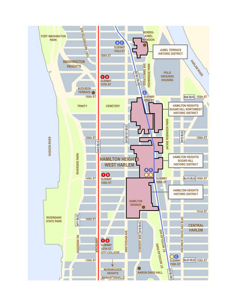 Hamilton Heights West Harlem Map