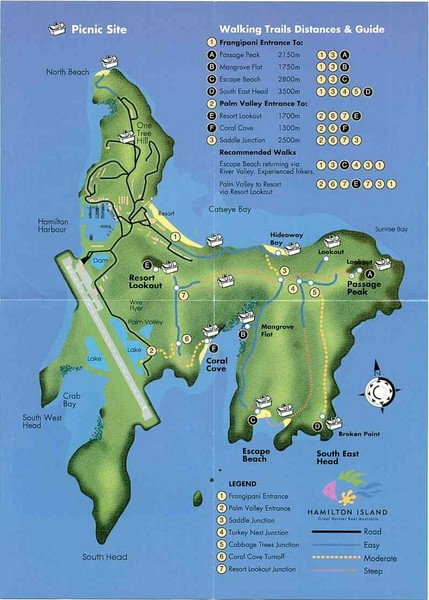 Hamilton Island Tourist Map