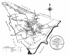 Hampton NH Map 1806