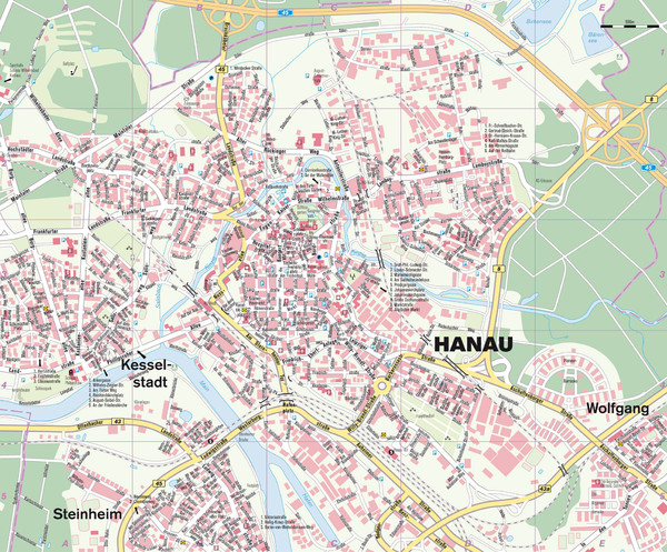 Hanau Map