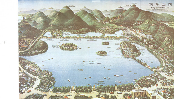 Hang-Chou's West Lake Map
