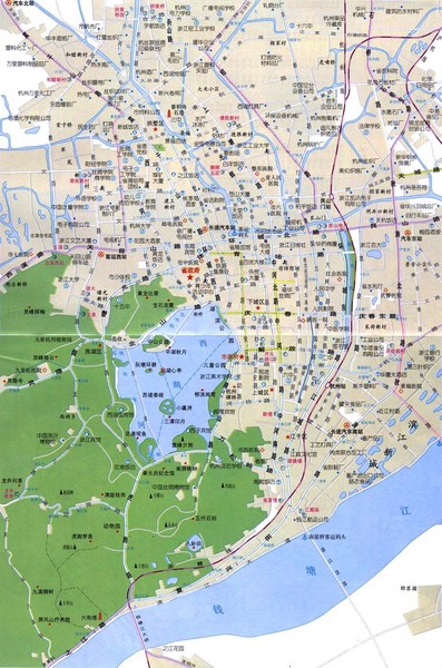 Hangzhou Map