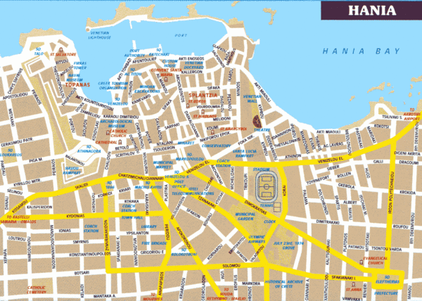Hania City Map
