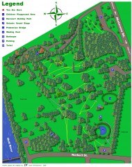 Harcourt Park Disc Golf Course Map