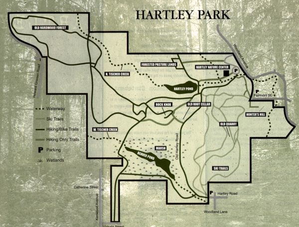 Hartley Park Map