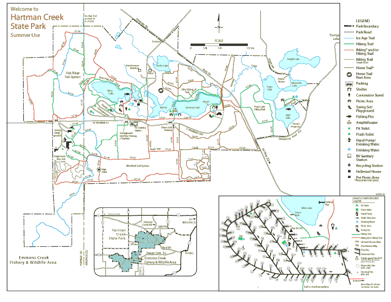 Hartman Creek State Park Map - Hartman Creek State Park • mappery