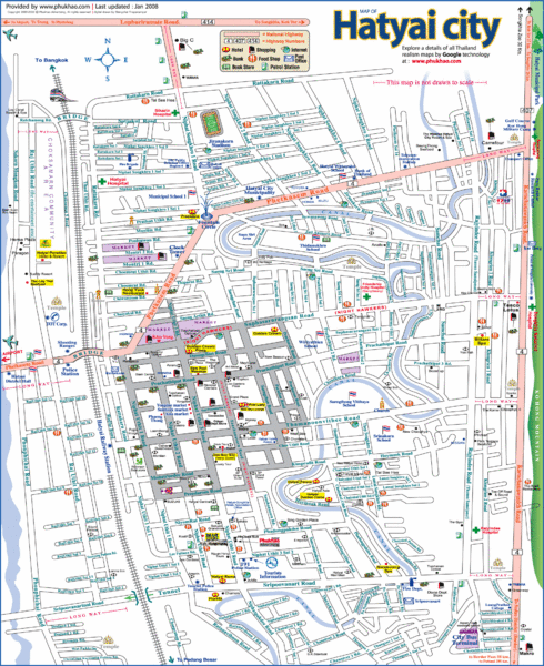 Hat Yai Map