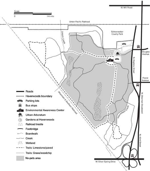 Havenwoods State Forest Map